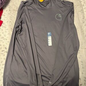 Carhartt Charcoal Performance Long Sleeve Shirt